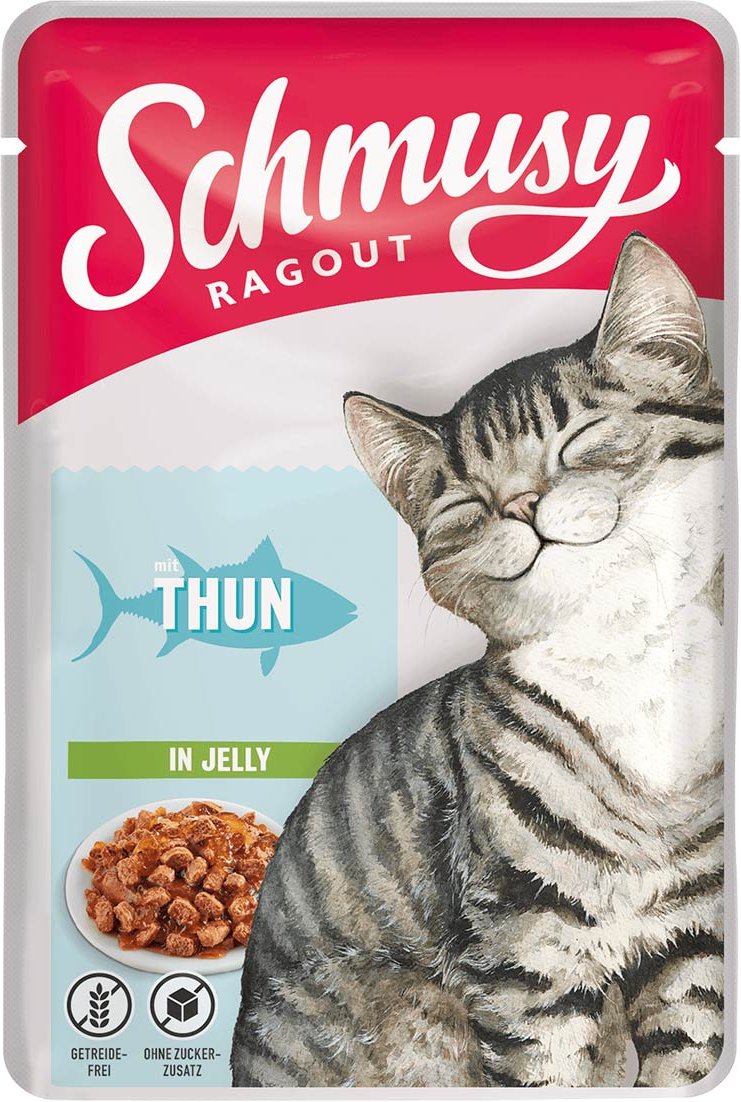 Schmusy Ragout mit Thunfisch in Jelly 22x100g