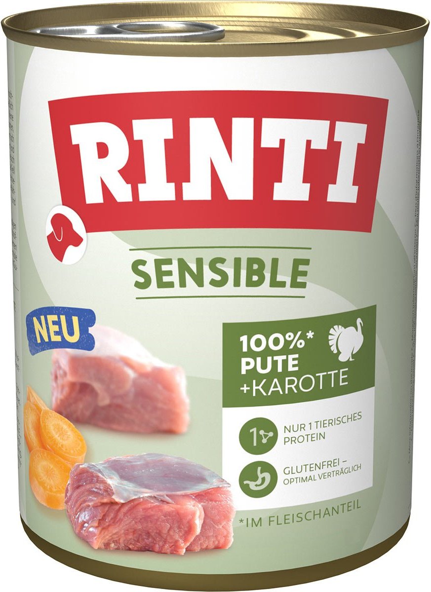 Rinti Sensible Pute + Karotte 6x800g