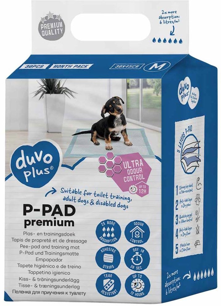 Duvoplus P-Pad Premium Geruchskontrolle 30st 30 x 45 cm