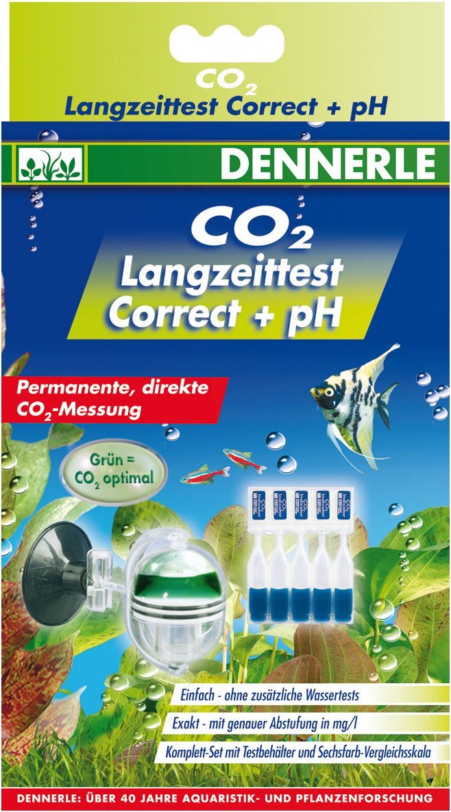 Dennerle Profi-Line CO2 Langzeittest Correct + pH