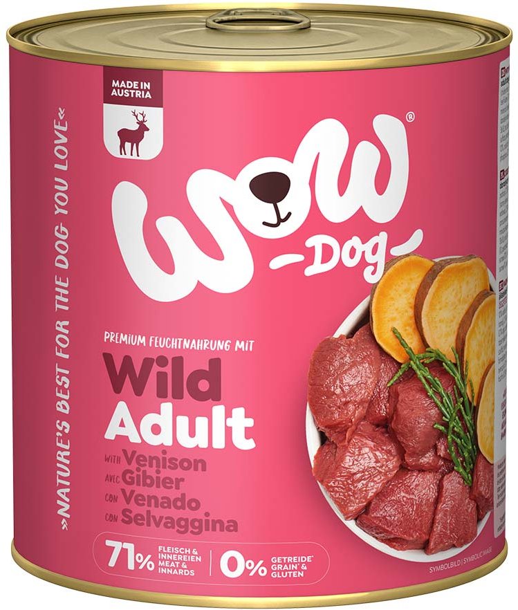 WOW Dog Wild Adult 6x800g