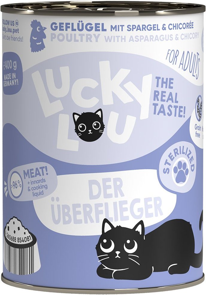 Lucky Lou Lifestage Sterilized Geflügel 24x400g