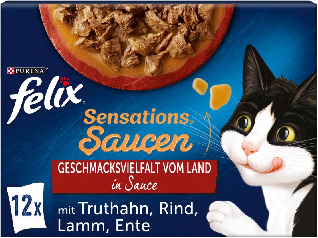 FELIX Sensations Saucen Geschmacksvielfalt vom Land 12x85g