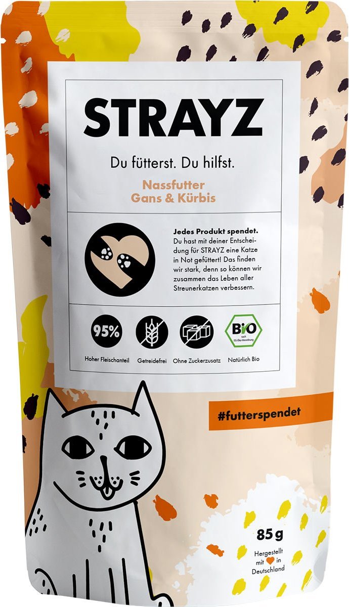 STRAYZ Bio Gans & Kürbis 14x85g