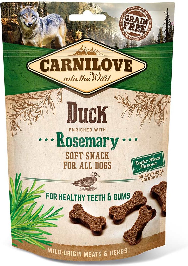 Carnilove Dog - Soft Snack - Duck with Rosemary 200g