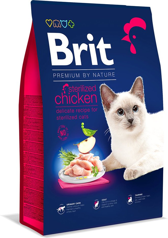 Brit Premium by Nature sterilized Cat Chicken 8kg