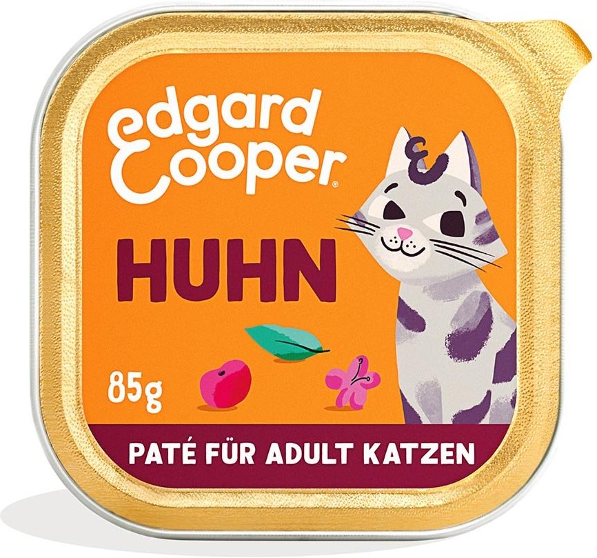 Edgard & Cooper Katze Paté Adult Freilaufhuhn 16x85g