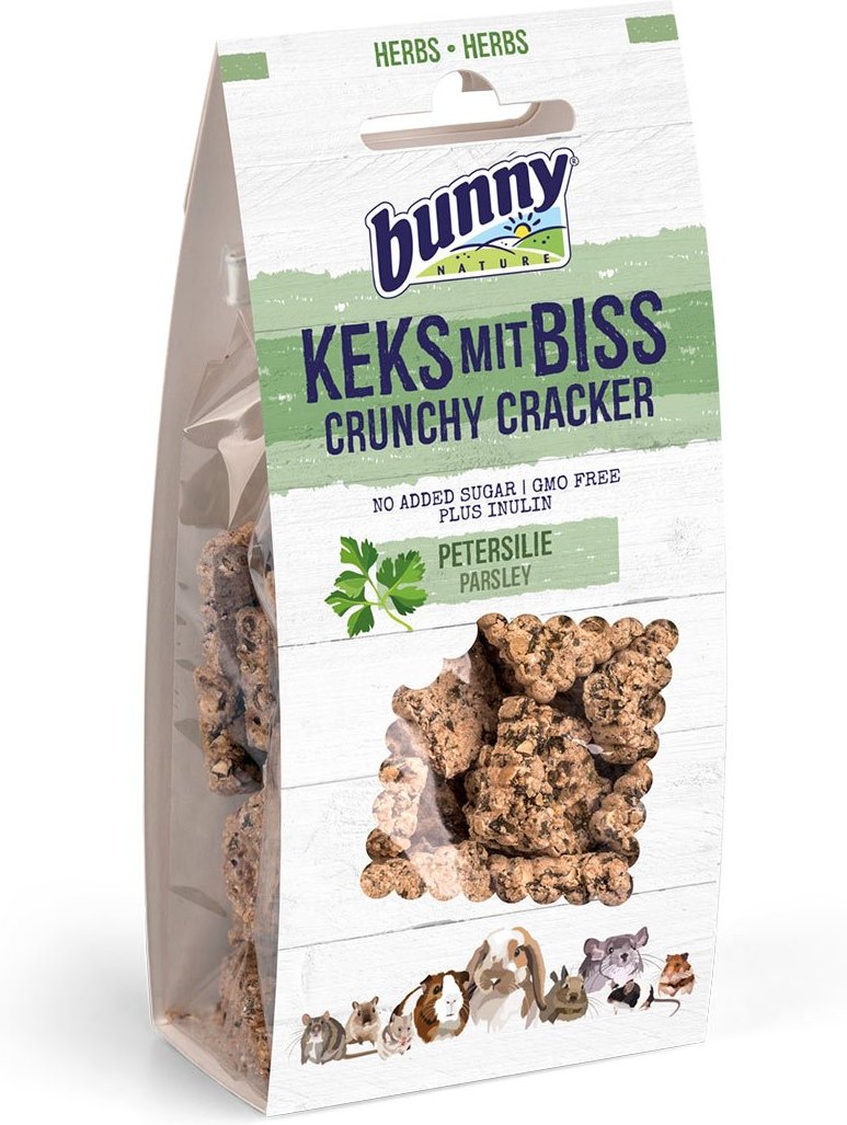 Bunny Keks mit Biss für Kleintiere Petersilie 3x50g
