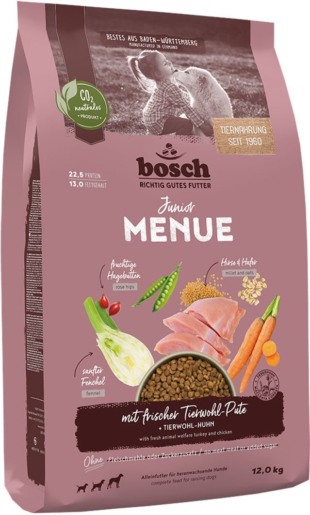 Bosch HPC MENUE Junior Tierwohl-Pute 12kg