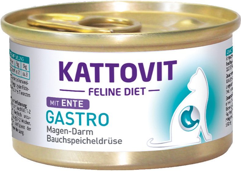 KATTOVIT Feline Diet Gastro Ente 12x85g