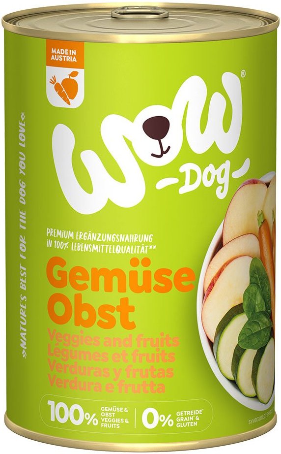 WOW Dog Gemüse & Obst 6x400g