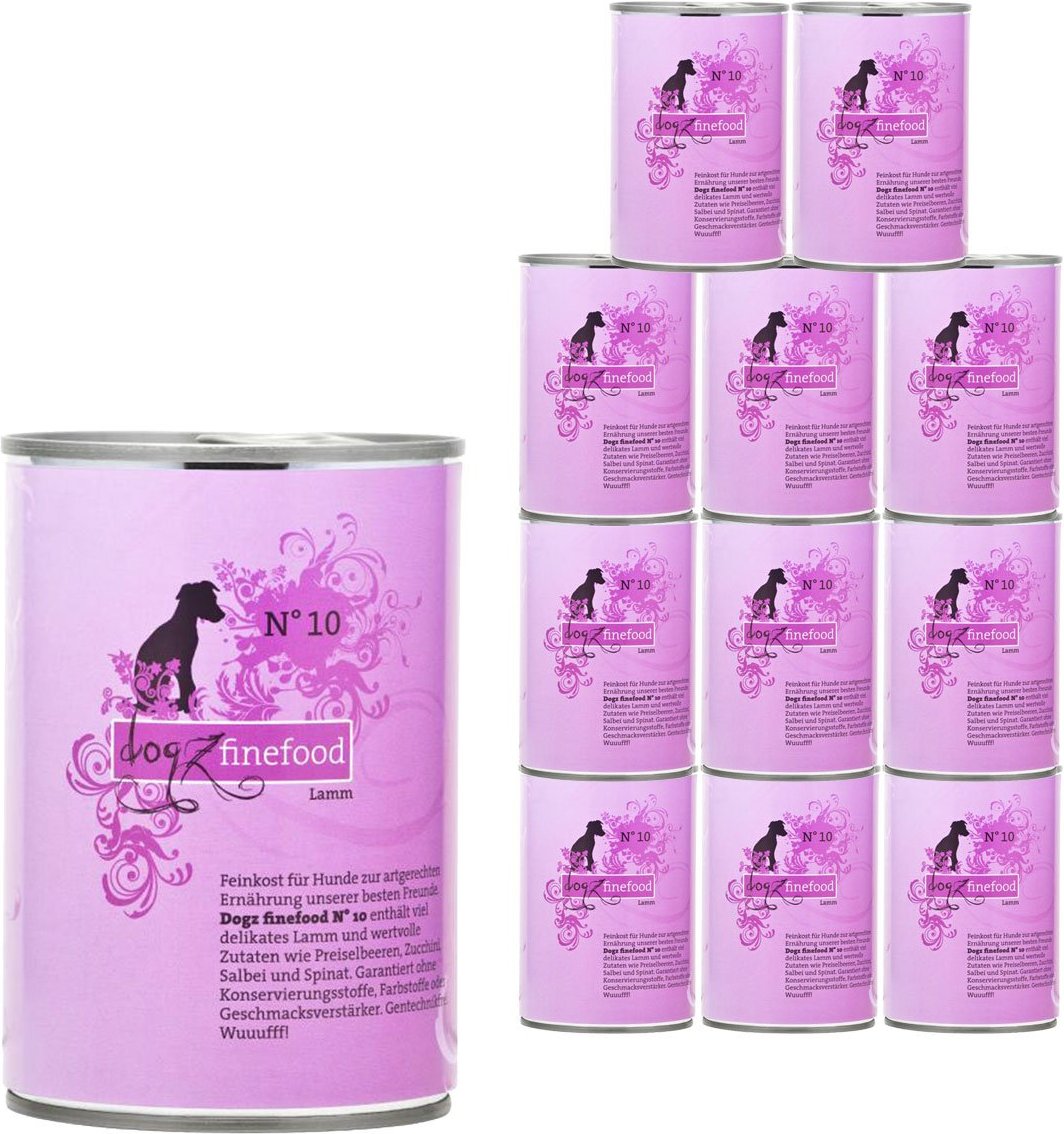 dogz finefood No. 10 Lamm 12x400g