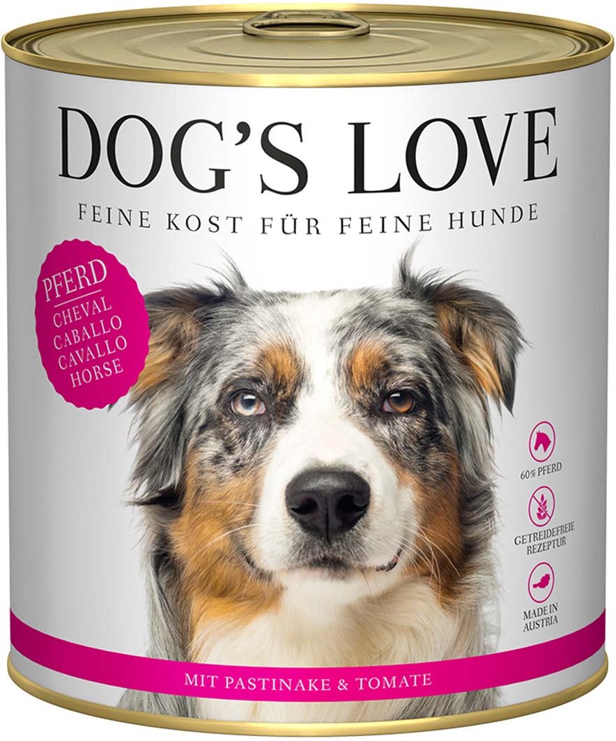 DOG'S LOVE ADULT Pferd 6x800g
