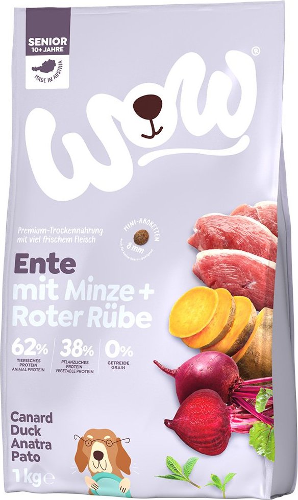 WOW Minis Senior Ente mit Minze und Roter Rübe 1kg