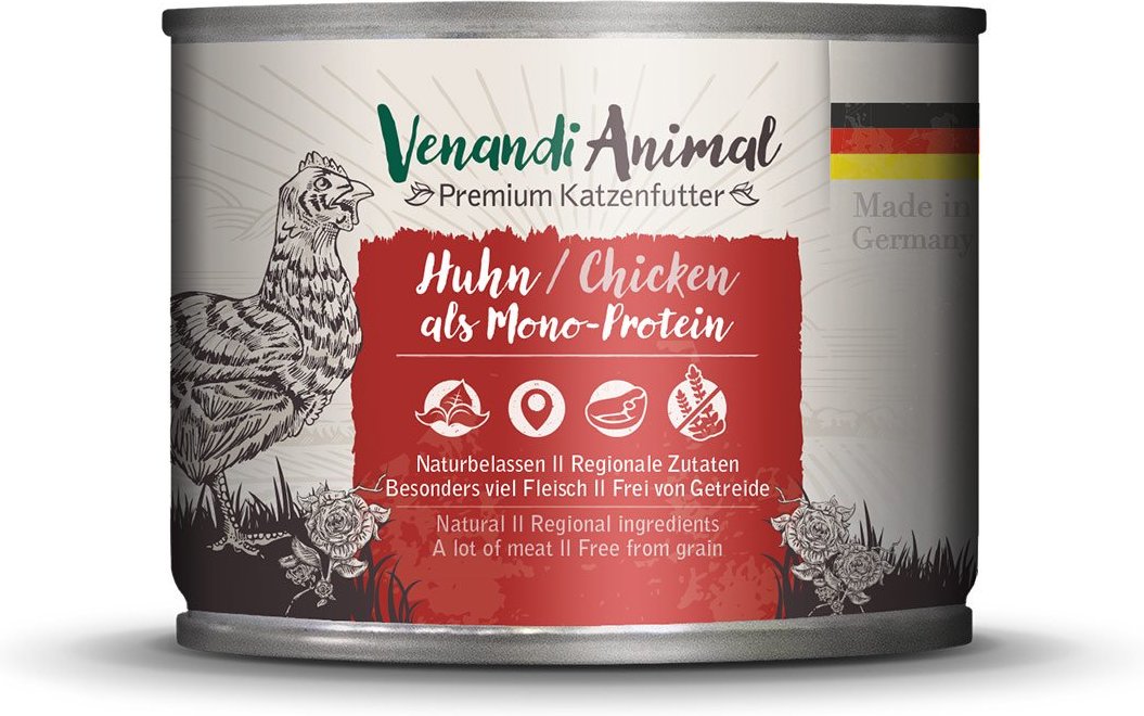 Venandi Animal - Huhn als Monoprotein 24x200g