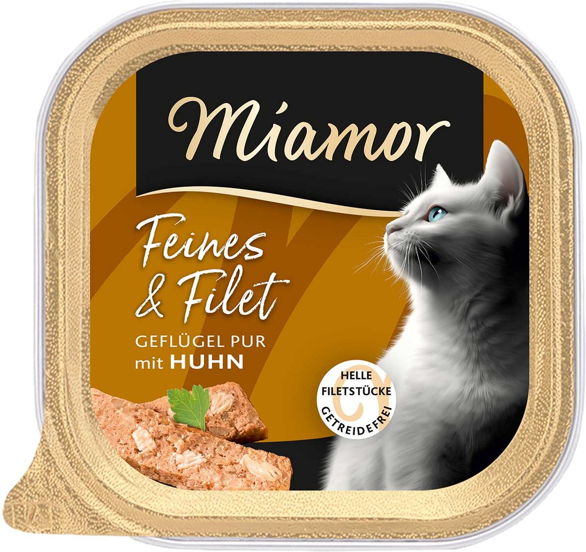 Miamor Feines & Filet Geflügel Pur mit Huhn 16x100 g