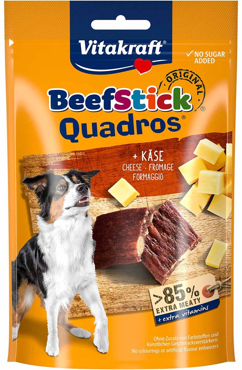 Vitakraft Hundesnack Beef-Stick Quadros Käse