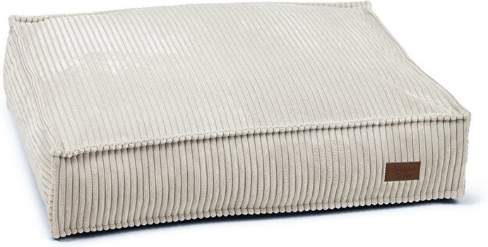 Designed by Lotte Hundekissen Cord Ribbed hellgrau 70x55x15cm