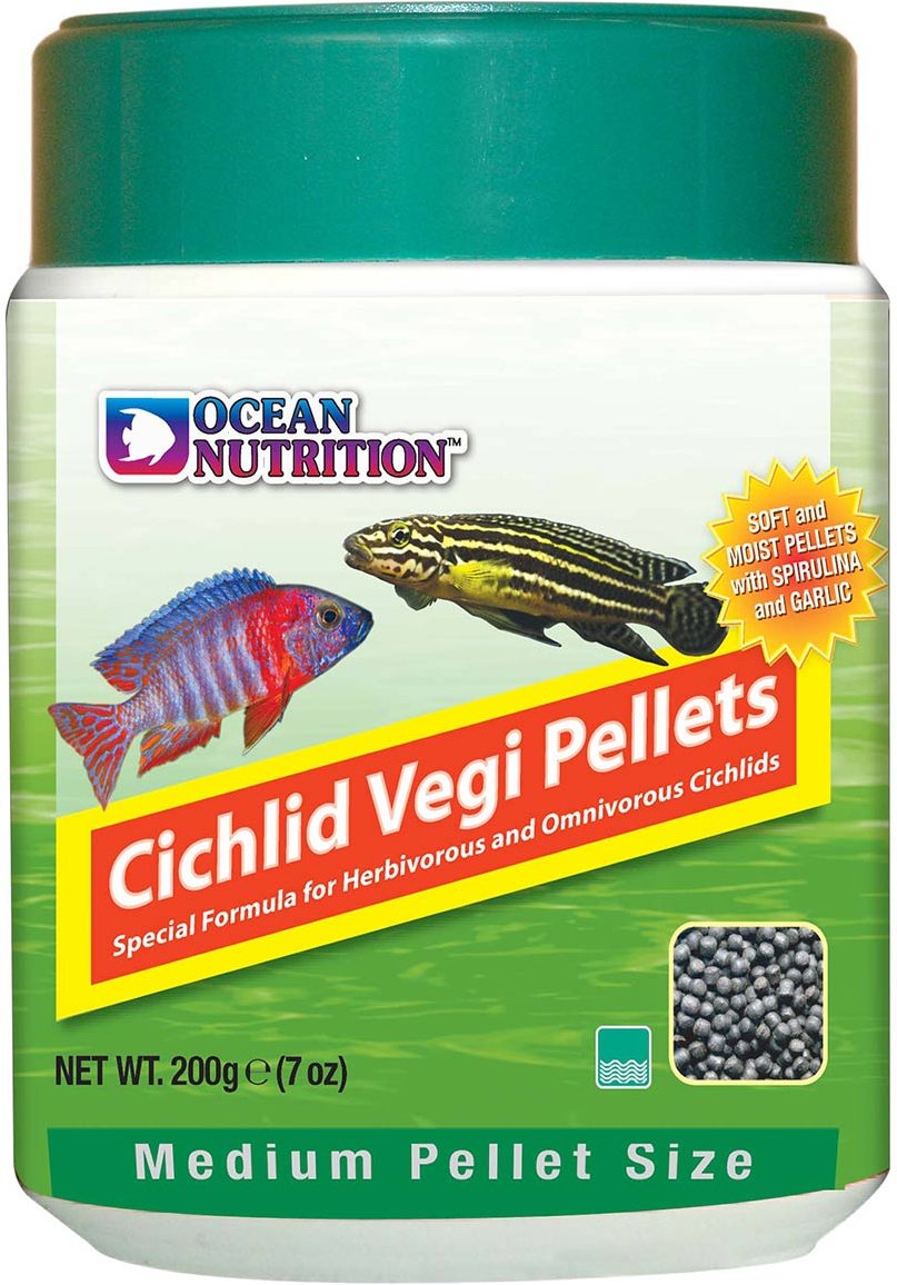 Ocean Nutrition Cichlid Vegi Pellets Medium 200g