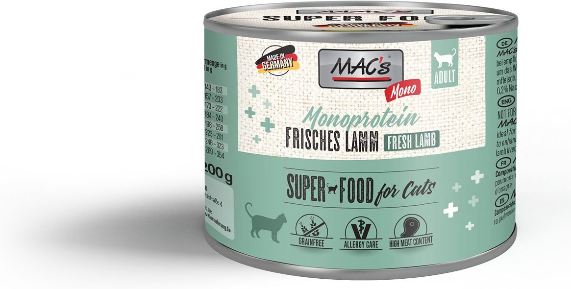 MAC's Cat Mono sensitive Lamm 6x200g