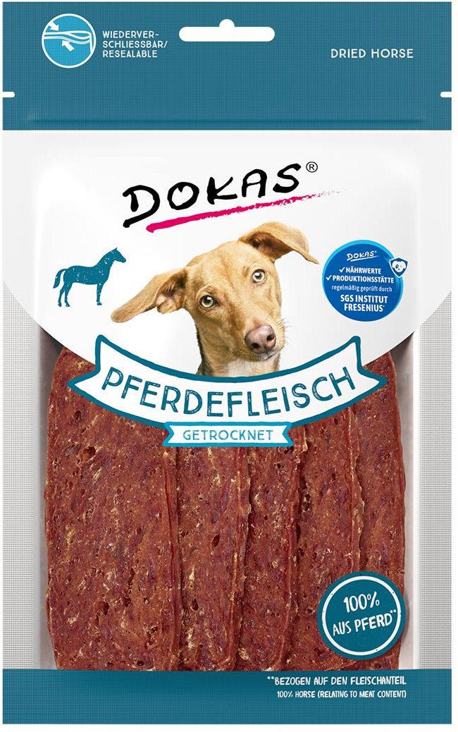 Dokas Pferdefleisch getrocknet 3x60g