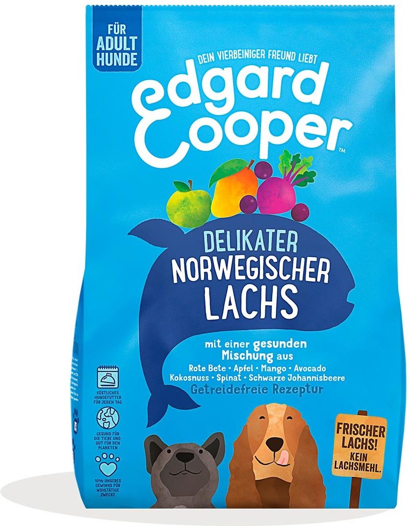 Edgard & Cooper Frischer norwegischer Lachs 2x12kg