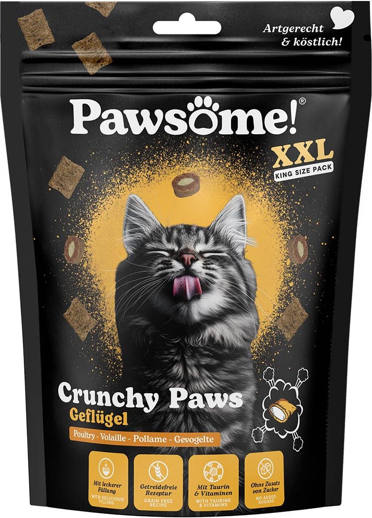 Pawsome Crunchy Paws Geflügel XXL 150g