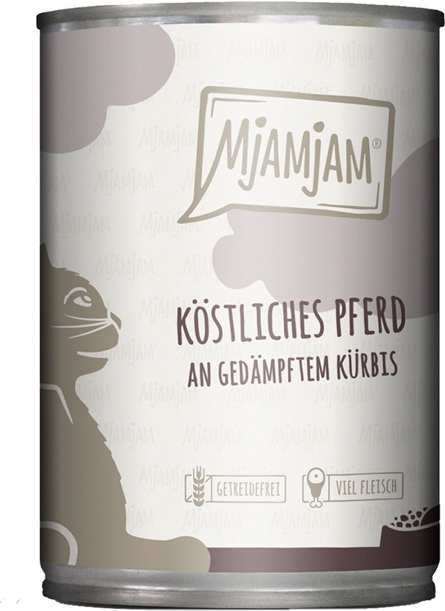 MjAMjAM köstliches Pferd an gedämpftem Kürbis 24x400g