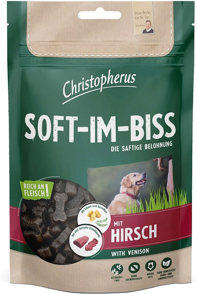 Christopherus Snacks Soft-Im-Biss Mit Hirsch 6x125g