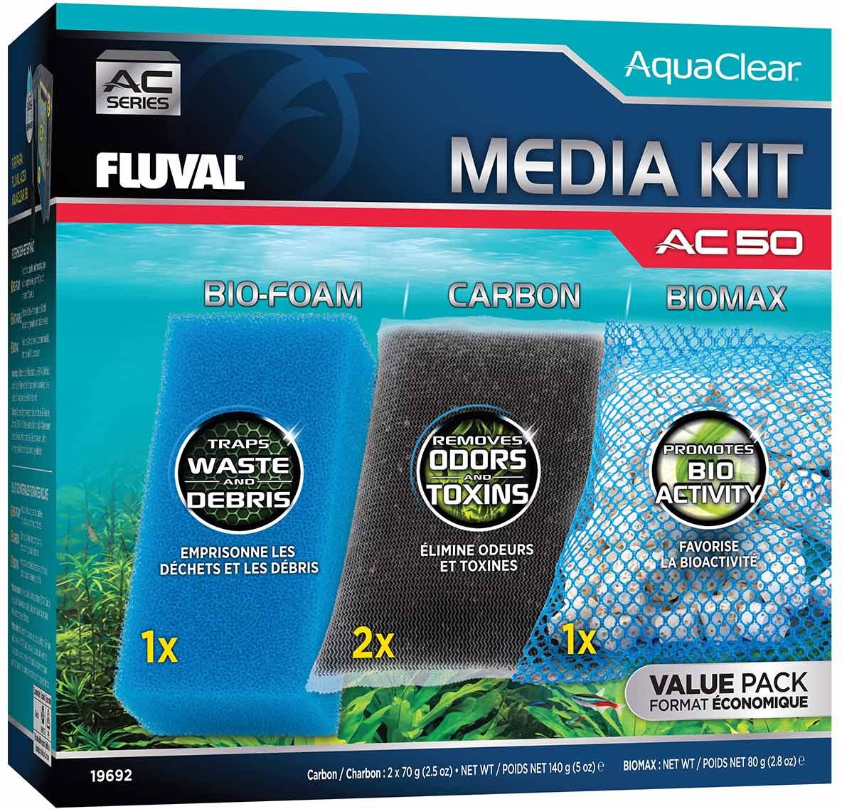 Fluval AquaClear Filtermedien-Set AC50