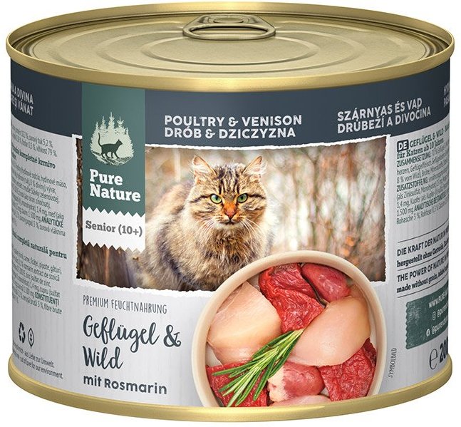 Pure Nature SENIOR Geflügel & Wild mit Rosmarin 6x200g