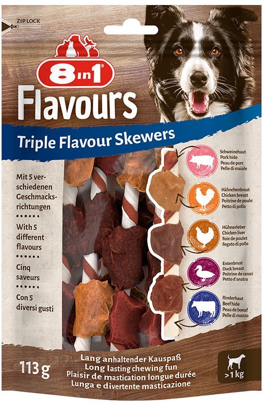 8in1 Triple Flavour Skewers 3x6 Stück