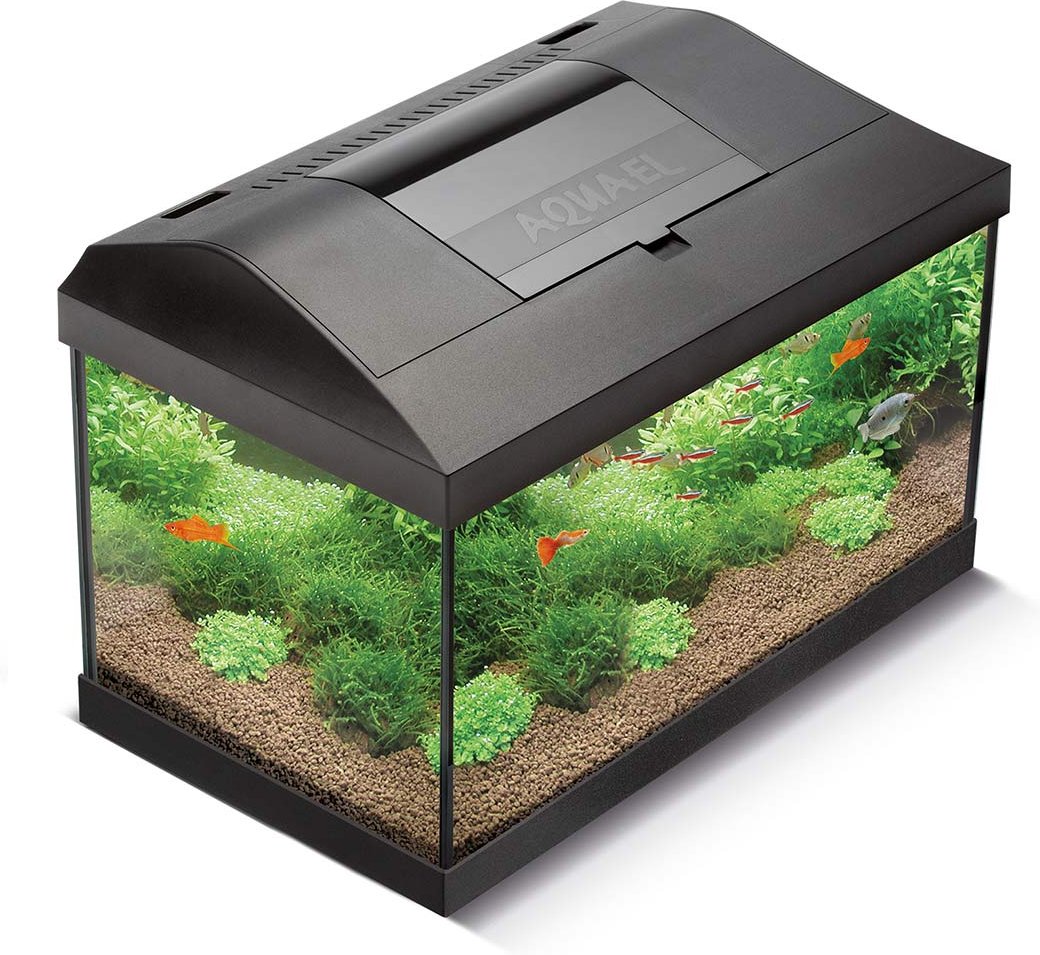 Aquael Aquarienset Leddy Tag & Nacht schwarz 2.0 Leddy 40 (25 Liter)