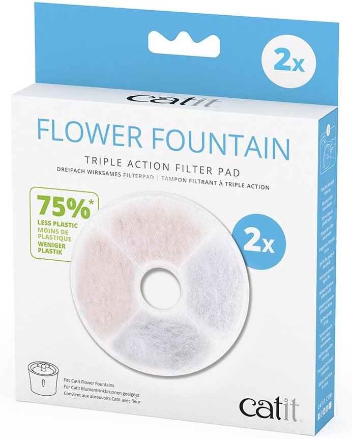 Catit Triple Action Ersatzfilter Trinkbrunnen 2er Set