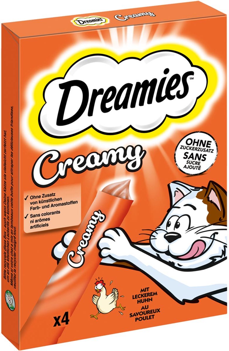 DREAMIES Creamy mit Huhn Multipack 44x10g