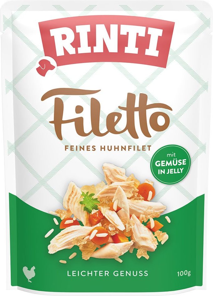 Rinti Filetto Huhn & Gemüse in Jelly 24x100g