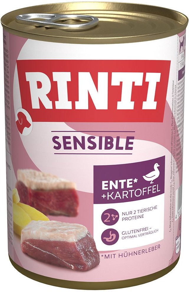 Rinti Sensible Ente & Huhn & Kartoffel 12x400g