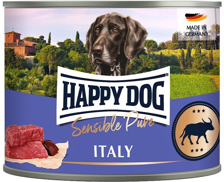 Happy Dog Sensible Pure Italy (Büffel) 12x200g
