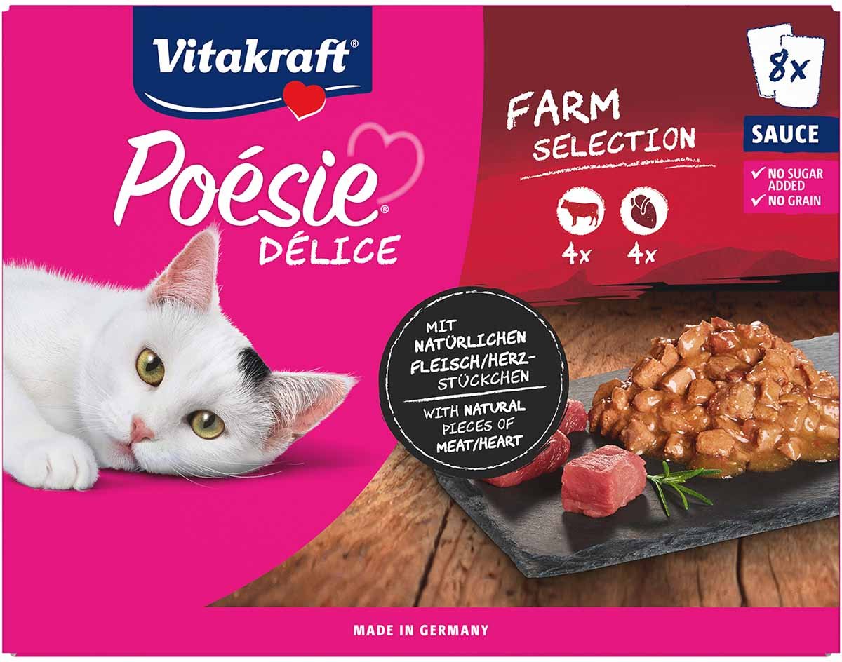 Vitakraft Poésie Délice Farm Selection 8x85g