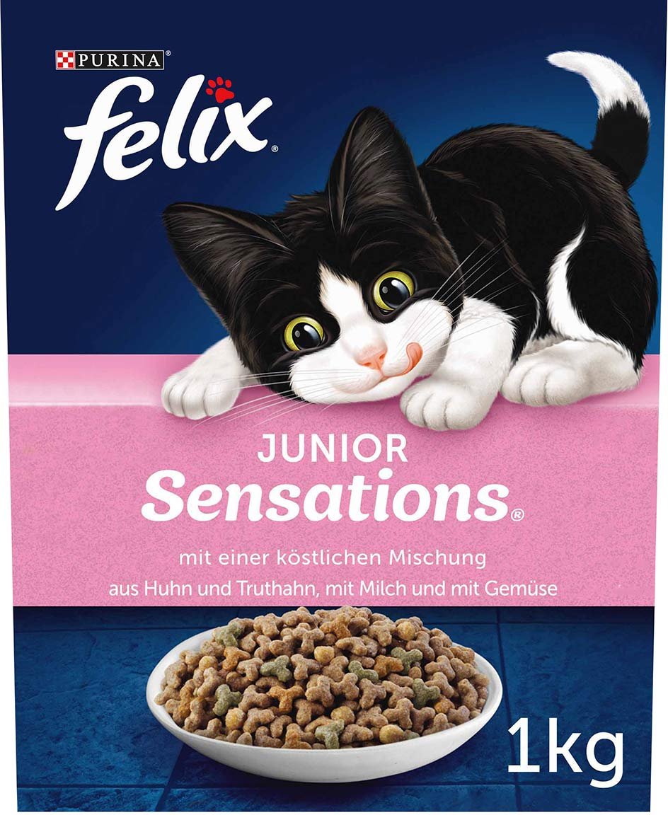 FELIX Junior Sensations Trockenfutter 1 kg