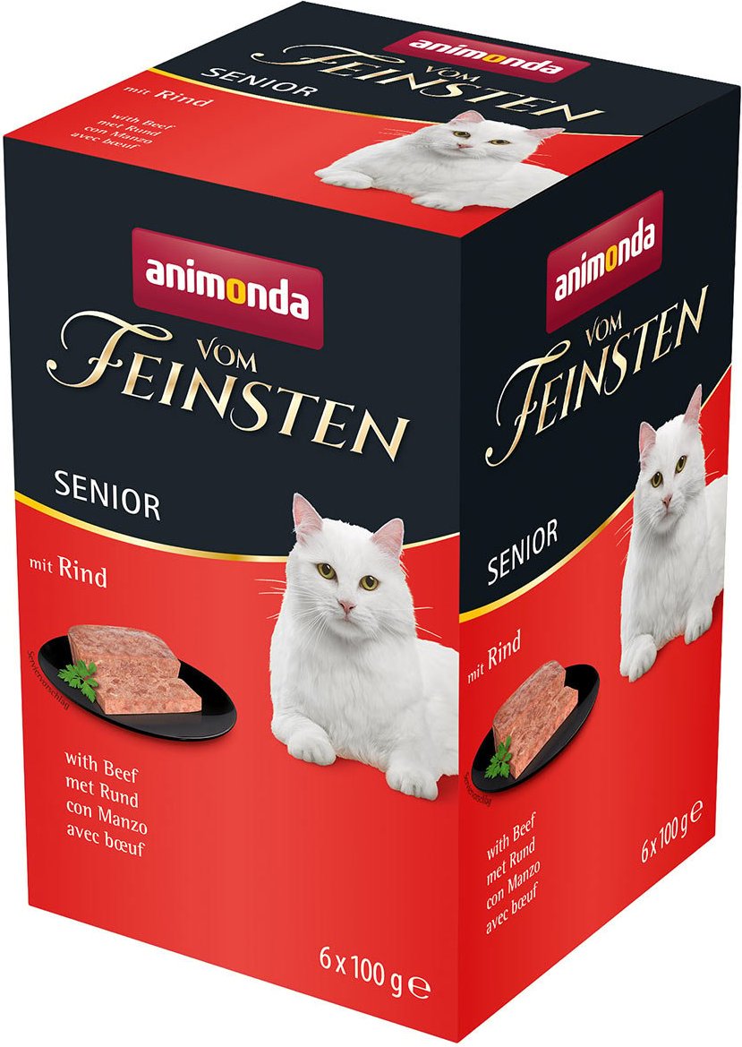 animonda vom Feinsten Senior mit Rind 32x100g