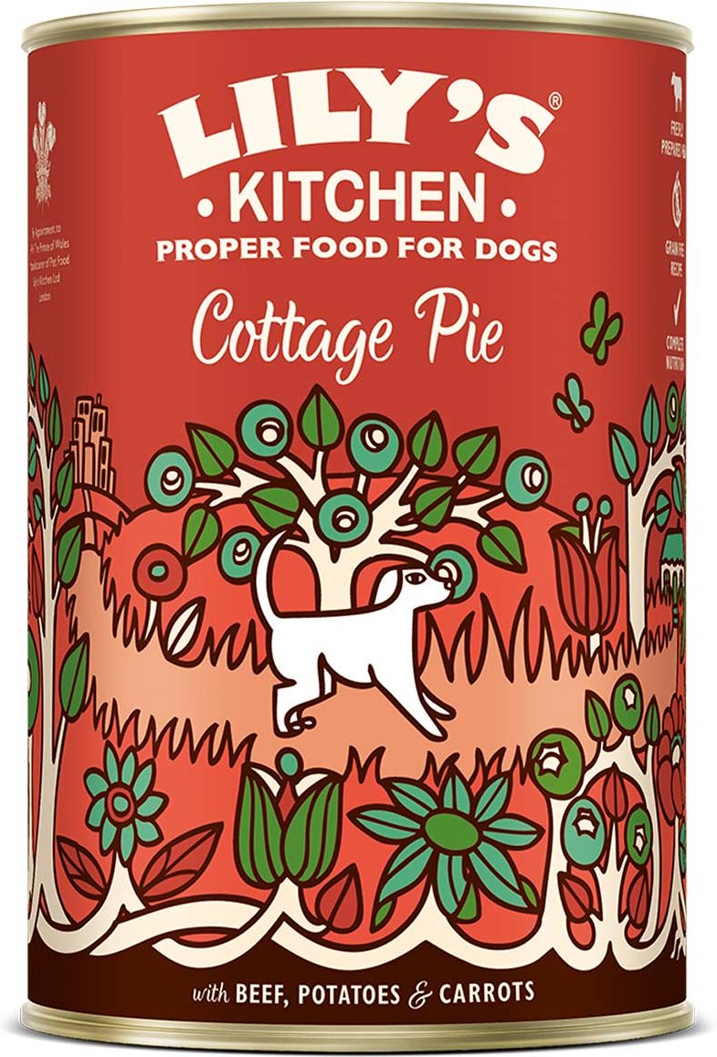 LILY'S KITCHEN Dog Cottage Pie Rind 6x400g