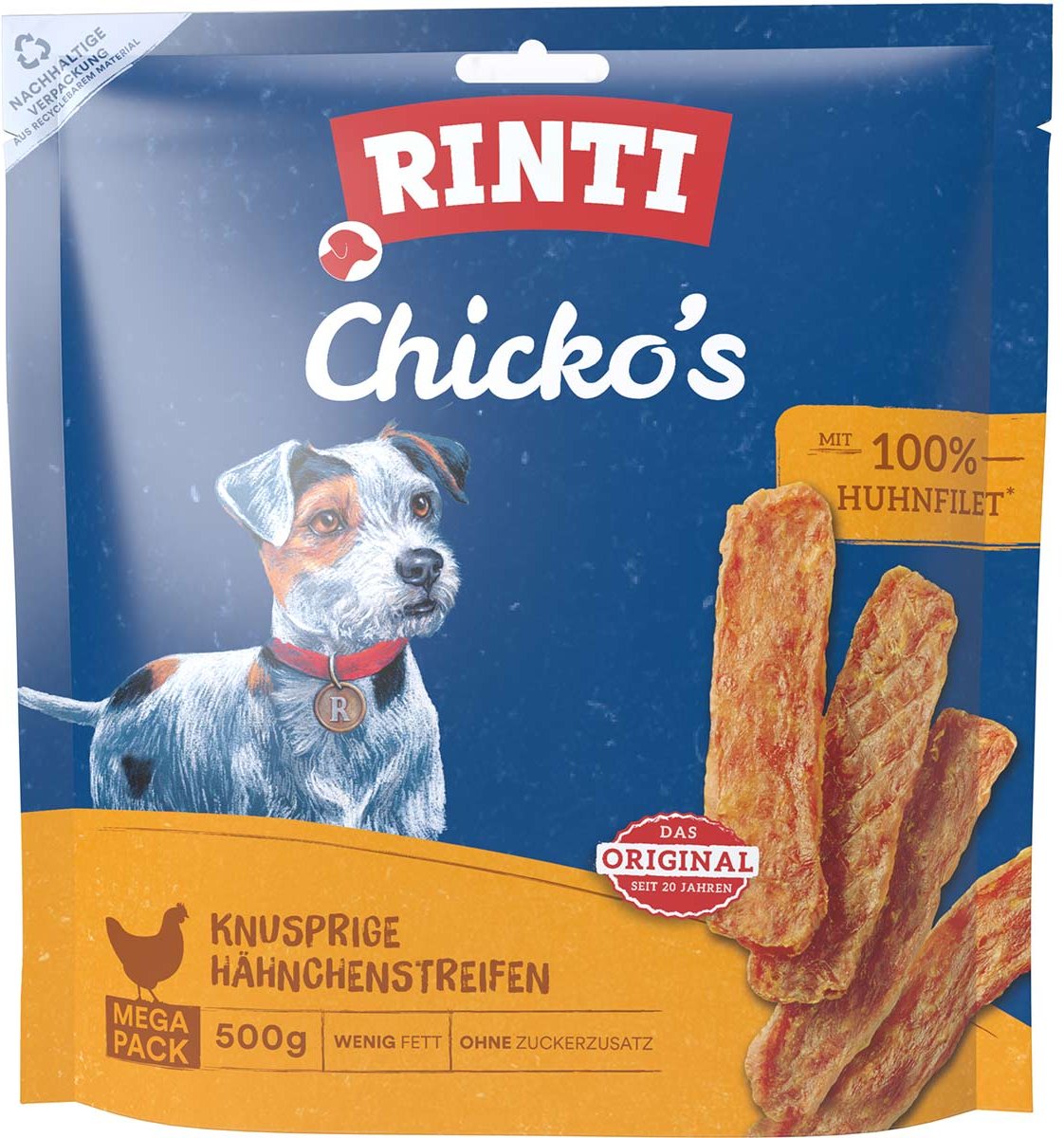RINTI Chicko's Knusprige Hähnchenstreifen 500 g