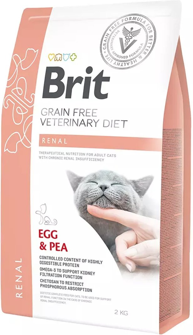 Brit Vet Diet Cat Renal 2 kg