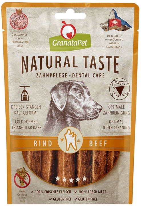GranataPet Natural Taste Dental Care Rind 5x70g