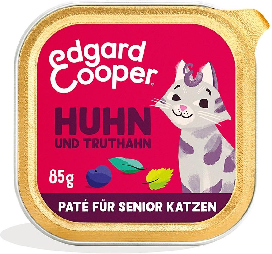 Edgard & Cooper Paté Senior Huhn und Truthahn 8x85g