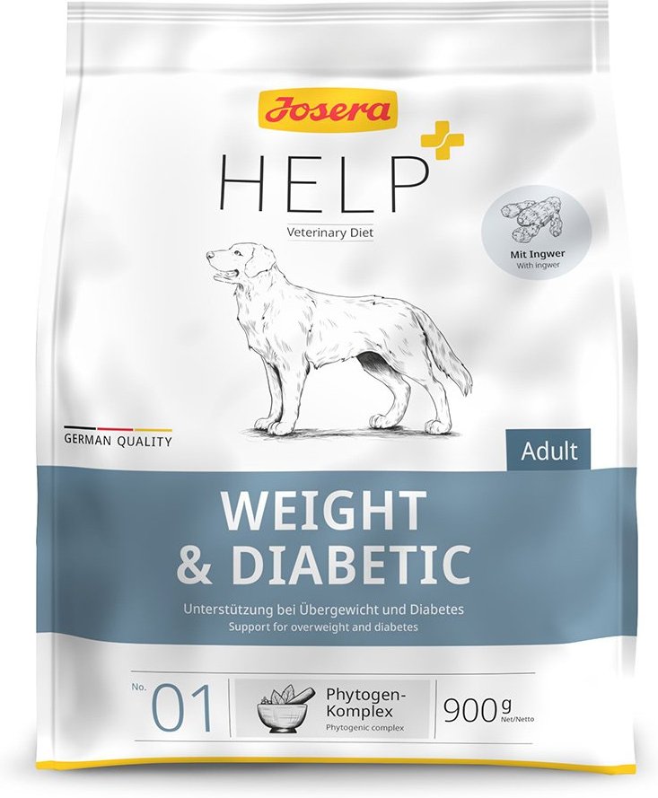 Josera Help Weight & Diabetic Hund 900g