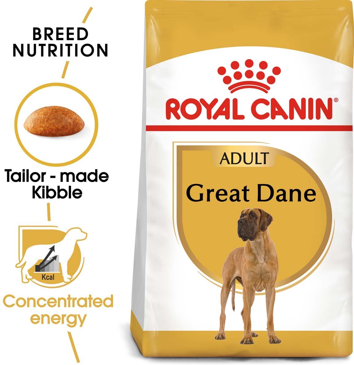 ROYAL CANIN Great Dane Adult Hundefutter trocken für Deutsche Doggen 2x12kg