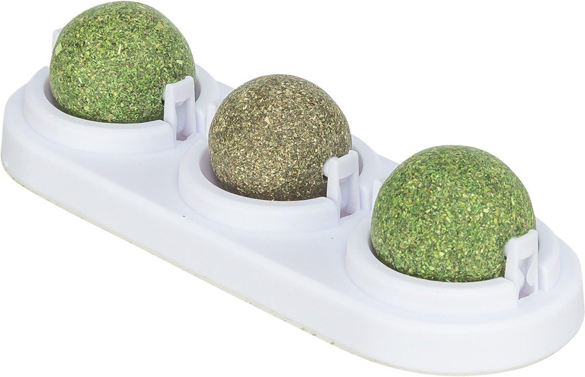 Trixie 3 Spielbälle mit Katzenminze & Matatabi