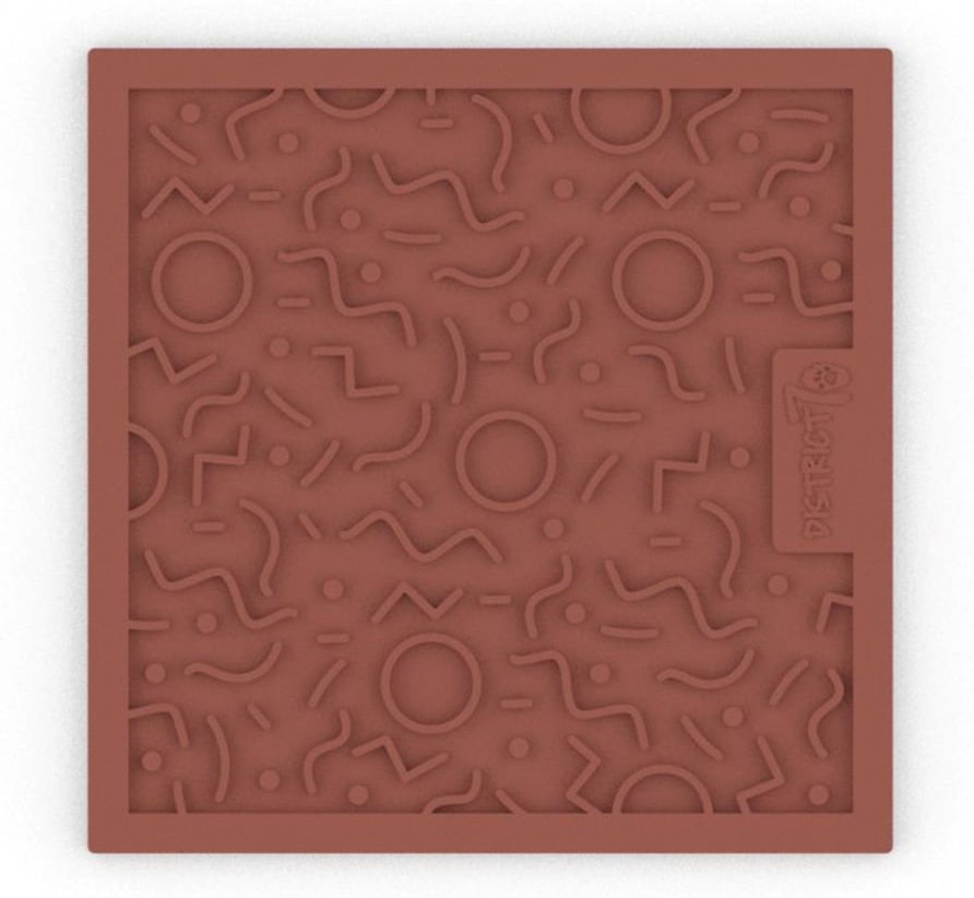 District 70 QUEST Schleckmatte Terra 28x28 cm